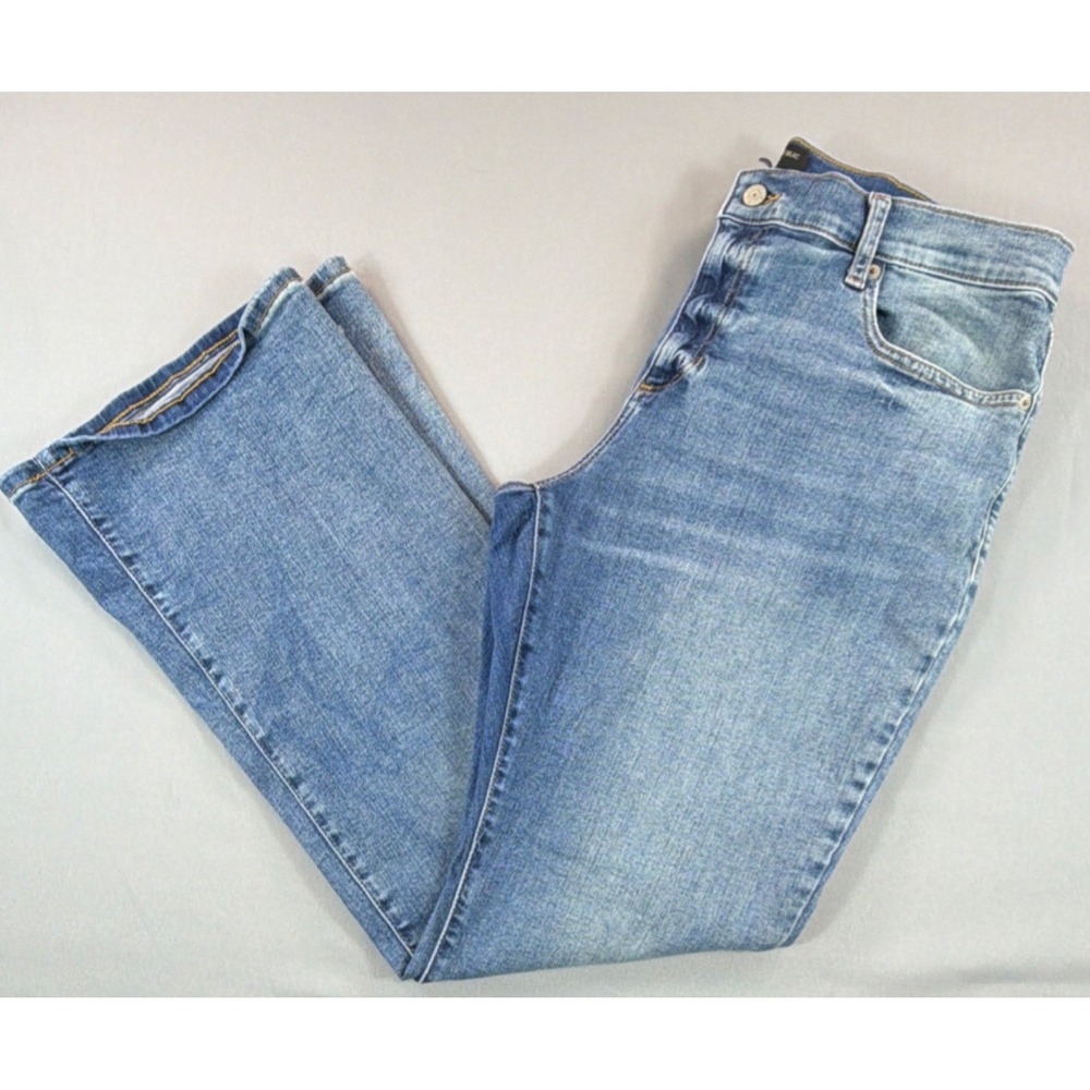 Banana Republic Bootcut Jeans Women's 33x32 Light Wash Y2K Style Stretch Denim